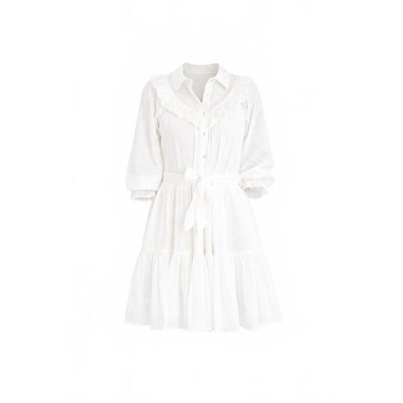 NEW CLEOBELLA women's lotte mini dress in ivory